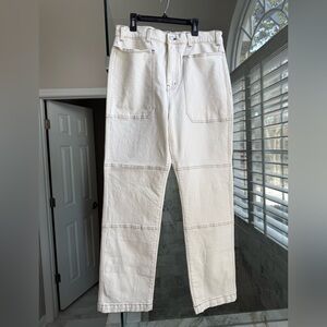 Madewell Women's Straight Leg Jeans - Cream